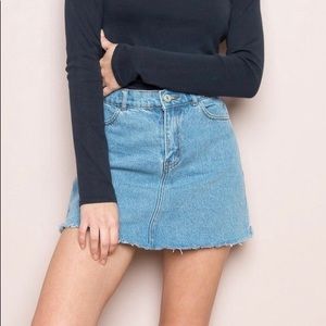 Brandy Melville jean skirt